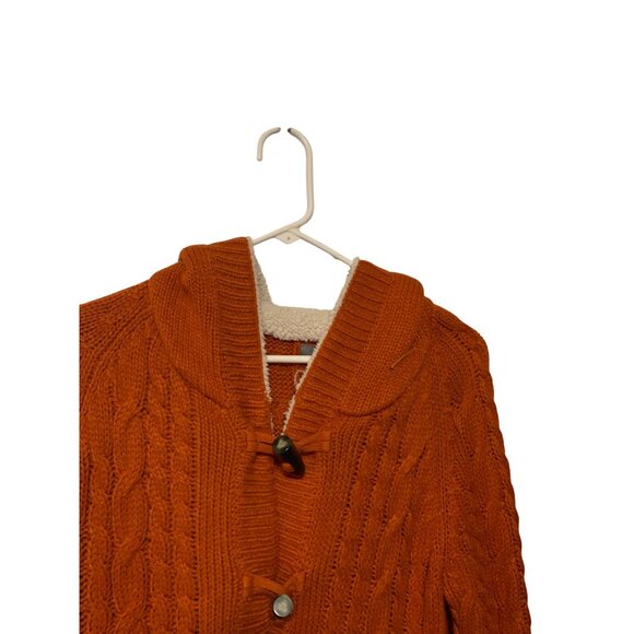 Vintage Y2k Cabelas Womens Size Medium Chucky Knit Toggle Cardigan Sweater Heavy - Picture 2 of 4